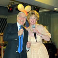 Image of Caroline with singer Jimmy McWilliams